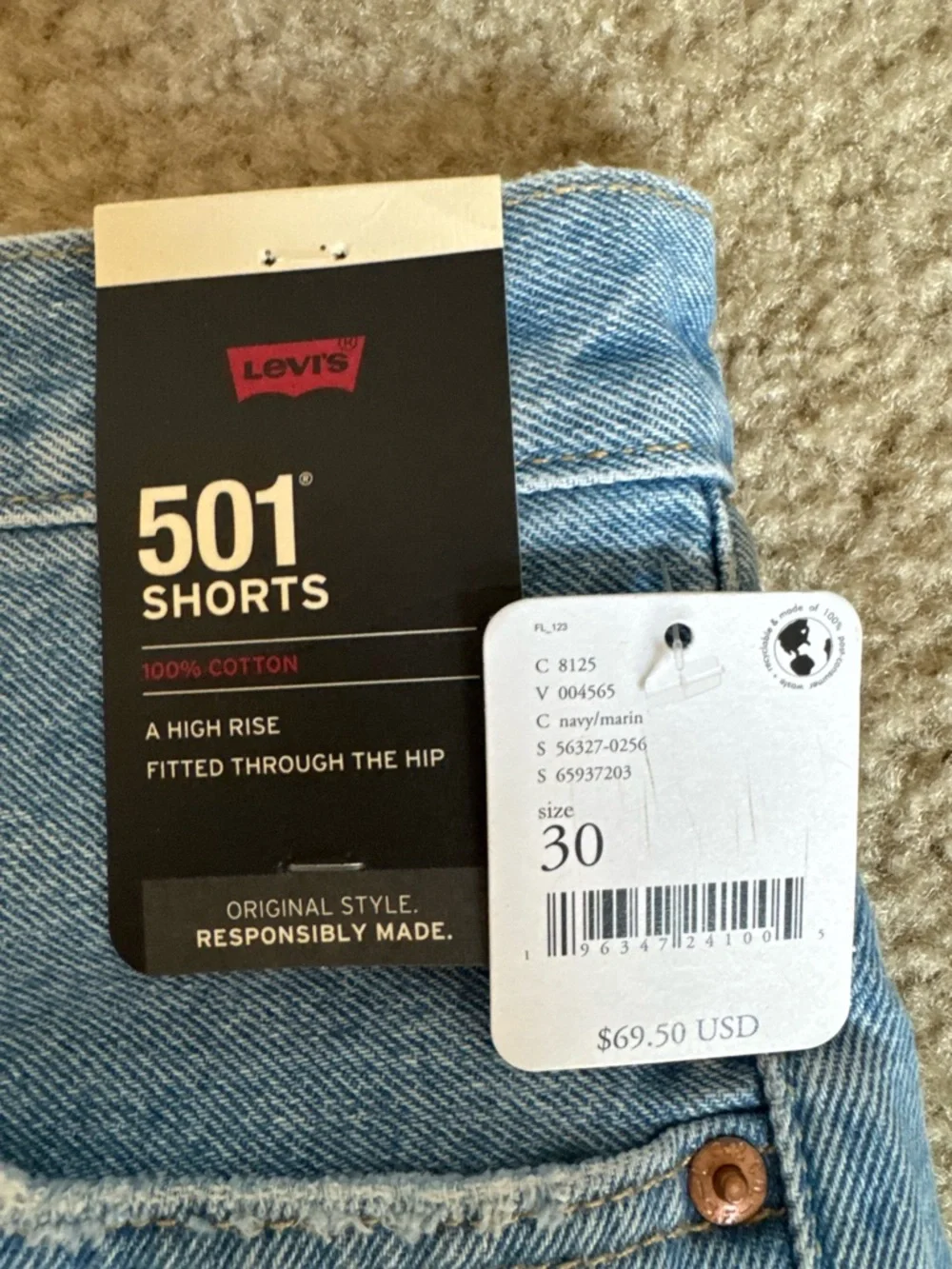 Levi’s 501 Shorts - Picture 2 of 6